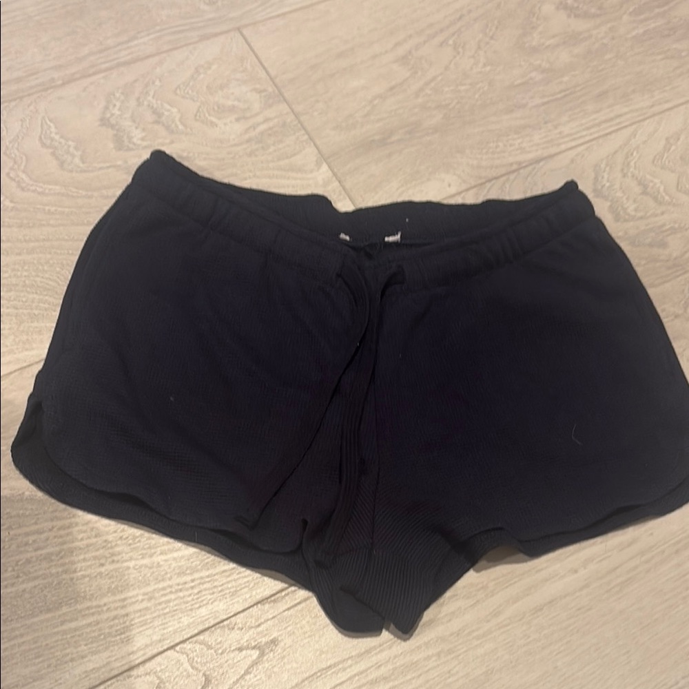 Garage Black Athletic Shorts